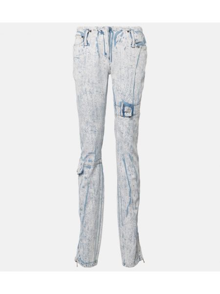 Jeans skinny taille basse slim à imprimé Acne Studios