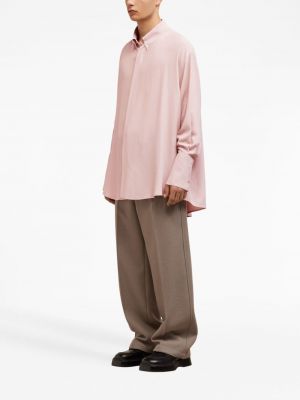 Daunen oversize hemd Ami Paris pink