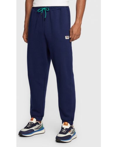 Pantalon de joggings oversize Fila bleu
