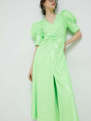 Midi haljina Rotate zelena