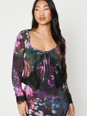 Кружевная блузка в цветочек с принтом Coast