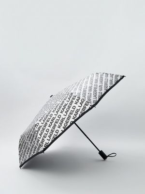 Зонт Karl Lagerfeld серебряный