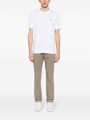 T-shirt brodé en coton Z Zegna blanc