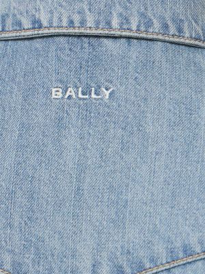 Džinsiniai marškiniai su sagomis Bally mėlyna