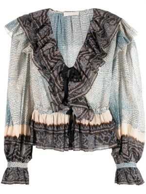 Blus Ulla Johnson brun