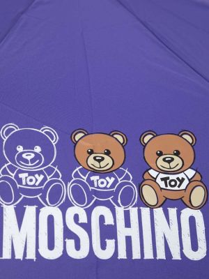 Parasol Moschino fioletowy