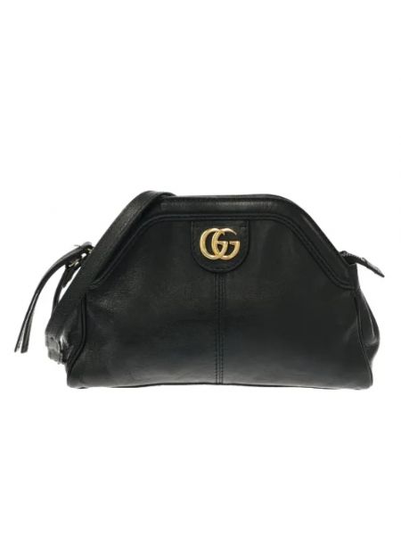Czarna torebka skórzana Gucci Vintage