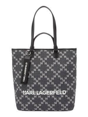 Borsa shopper Karl Lagerfeld grigio