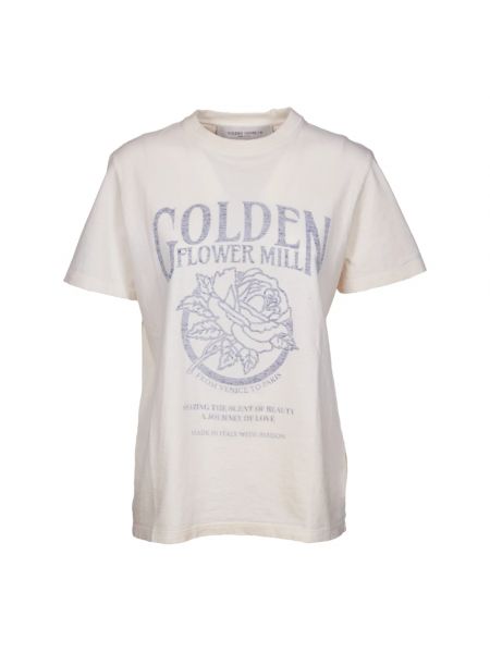 Retro t-shirt mit print Golden Goose