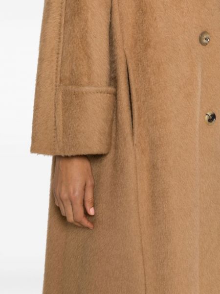 Cappotto di lana Max Mara marrone