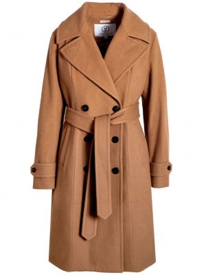 Vlnený kabát Norwegian Wool hnedá