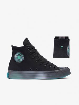 Csillag mintás sneakers Converse Chuck Taylor All Star fekete