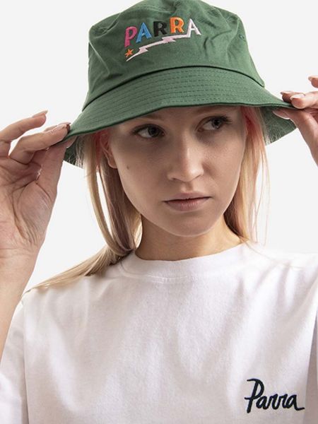 Pamučni šešir By Parra zelena