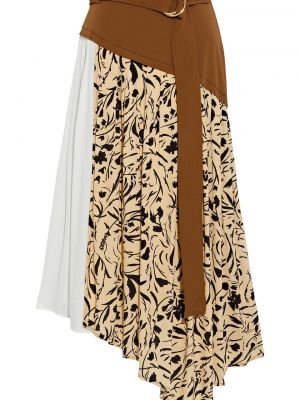 Spódnica plisowana Proenza Schouler - Zielony