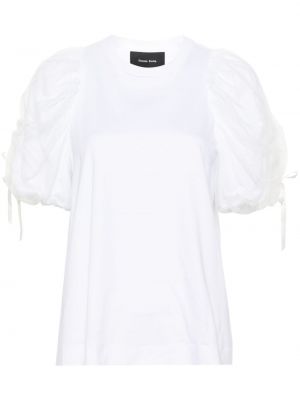 Bavlněné tričko Simone Rocha bílé