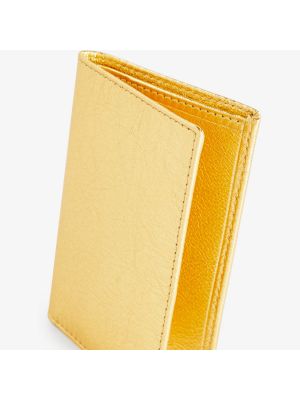Кожаный кошелек Comme Des Garçons желтый
