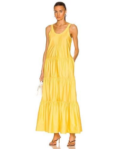 Maxi šaty Jonathan Simkhai Standard, žlutá