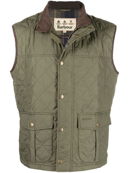 Vattert vest Barbour grønn