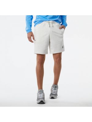 Fleece shorts New Balance weiß