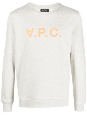 Rund hals sweatshirt med rund hals A.p.c.