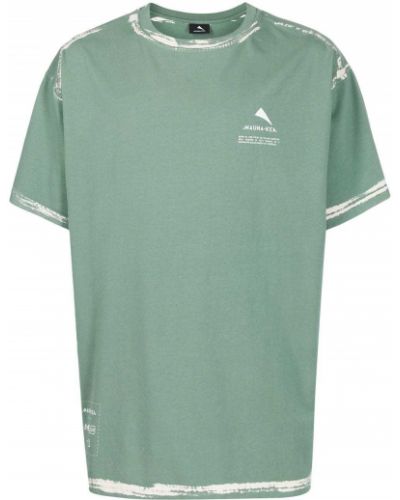 T-shirt Mauna Kea grün