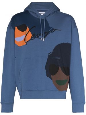 Hoodie Kenzo blå