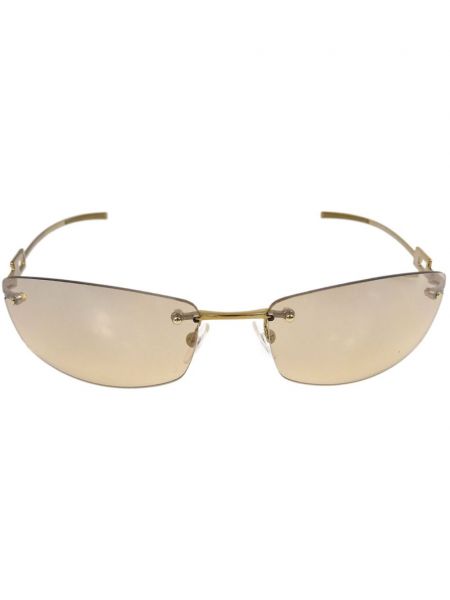 Слънчеви очила Gucci Pre-owned златисто
