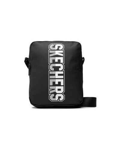 Черная сумка спортивная Skechers