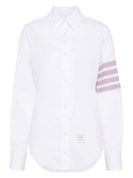 Памучна риза Thom Browne бяло