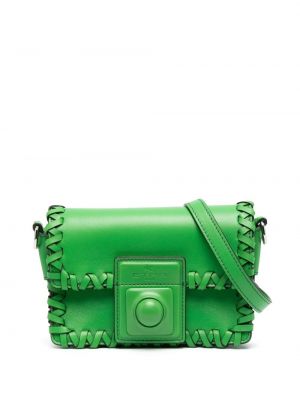 Чанта през рамо Etro зелено