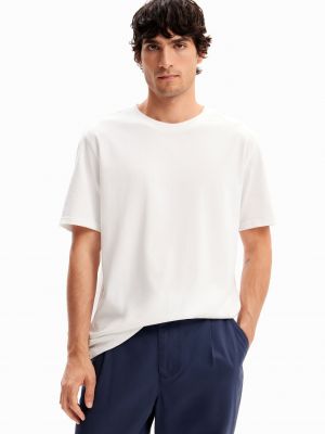 T-shirt Desigual blanc