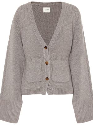 Kaschmir strickjacke Khaite grau