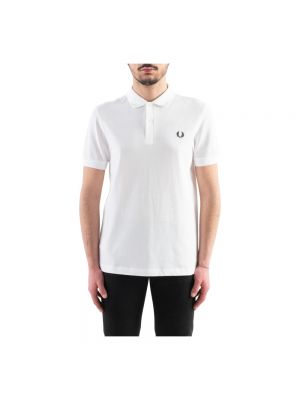 Chemise avec manches courtes Fred Perry blanc