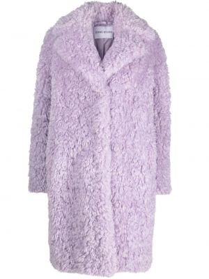 Palton de blană Stand Studio violet
