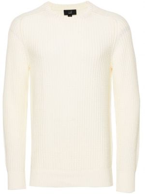 Kokvilnas džemperis Dunhill balts