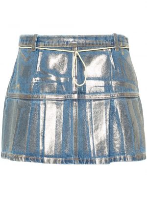 Plisovaná sukňa Cormio modrá