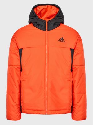 Пухено яке Adidas оранжево