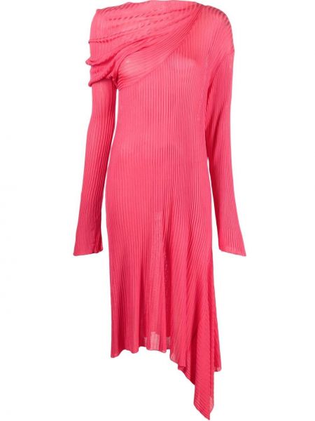 Асиметрична рокля Marques'almeida розово
