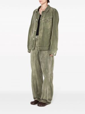 Jeansjacke mit geknöpfter Jw Anderson grün