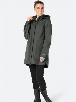 Черное меланжевое зимнее пальто Ilse Jacobsen