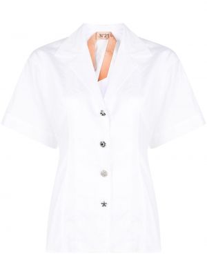 Bavlnená košeľa na gombíky N°21 biela
