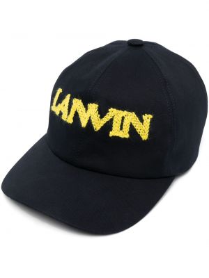 Cappello ricamato Lanvin blu
