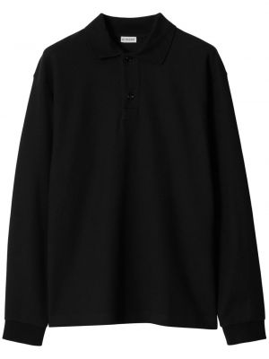Polo majica Burberry črna