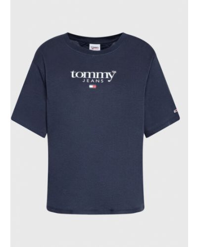 T-shirt Tommy Jeans Curve blu