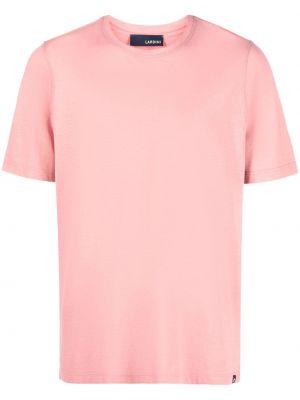 Jersey bombažna majica Lardini roza