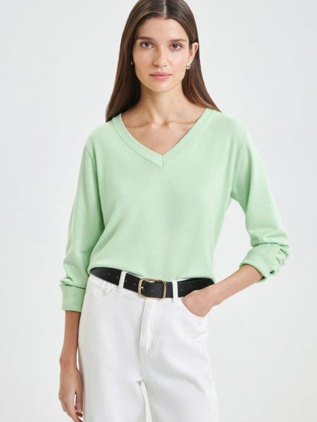 Пуловер Zarina зеленый