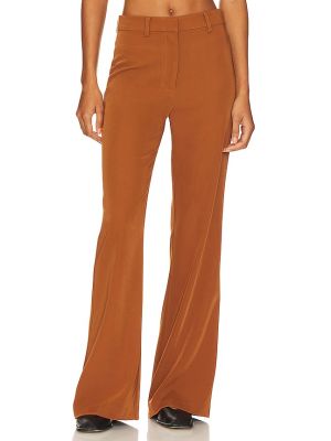 Pantalones ajustados bootcut Bardot marrón