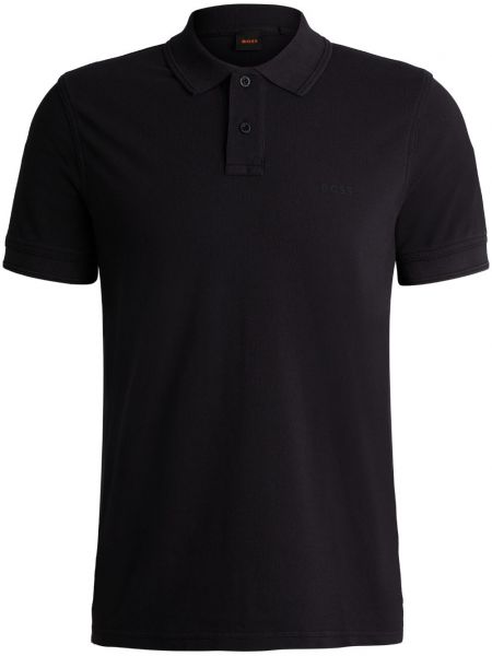 Poloshirt aus baumwoll mit print Boss schwarz