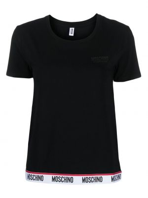 T-shirt Moschino svart