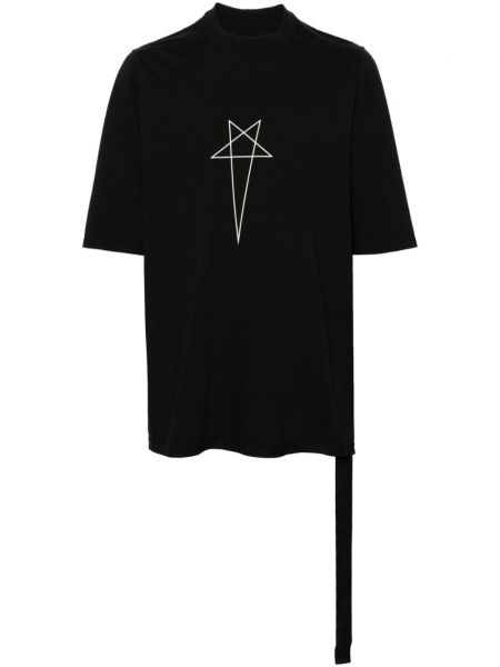 Bavlněné tričko Rick Owens Drkshdw černé